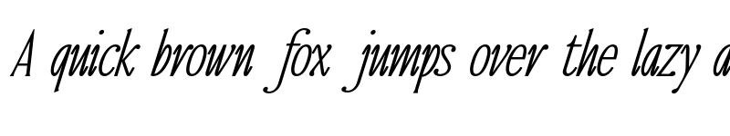 Preview of FONTSPRING DEMO - Ten Twenty Thin Italic font
