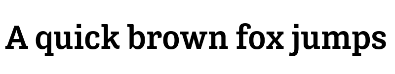 Preview of FONTSPRING DEMO - Tenso Slab Medium Regular font