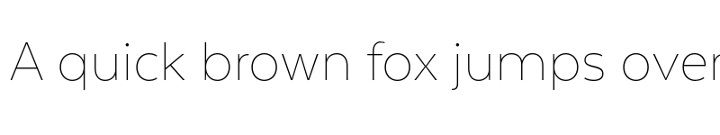 Preview of FONTSPRING DEMO - Texta Thin Regular font