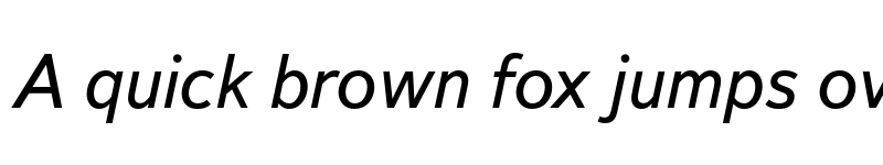 Preview of FONTSPRING DEMO - Textbook New Italic font