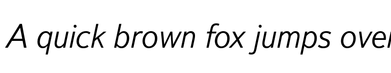Preview of FONTSPRING DEMO - Textbook New Light Italic font
