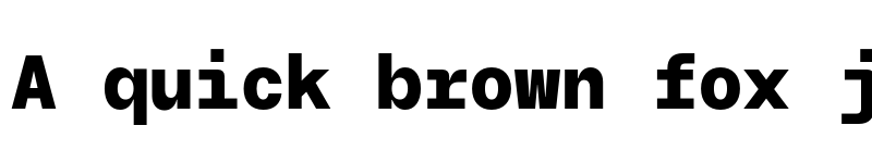 Preview of FONTSPRING DEMO - TG Frekuent Mono Extra Bold Regular font