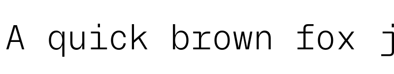 Preview of FONTSPRING DEMO - TG Frekuent Mono Light Regular font