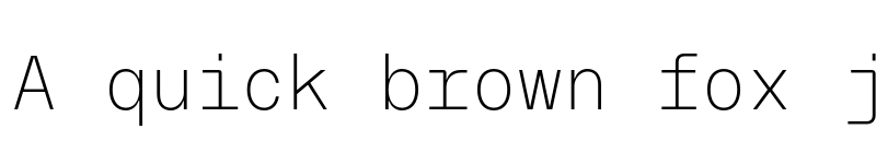 Preview of FONTSPRING DEMO - TG Frekuent Mono Ultra Light Regular font