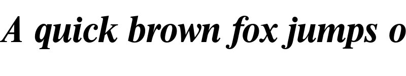 Preview of FONTSPRING DEMO - Thames Serial Bold Italic font