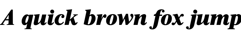 Preview of FONTSPRING DEMO - Thames Serial Heavy Italic font