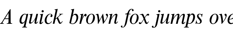 Preview of FONTSPRING DEMO - Thames Serial Italic font