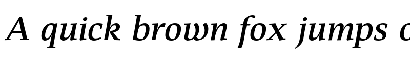 Preview of FONTSPRING DEMO - That Md Italic font