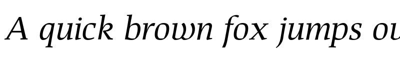 Preview of FONTSPRING DEMO - That Rg Italic font