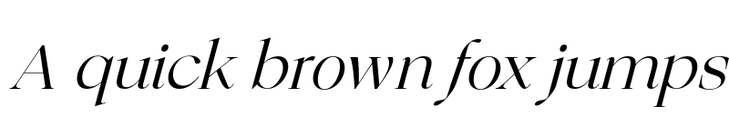 Preview of FONTSPRING DEMO - The Hourse Serif Italic font