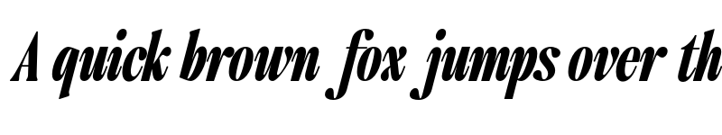 Preview of FONTSPRING DEMO - The Qualified Black Cond Italic font
