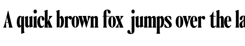 Preview of FONTSPRING DEMO - The Qualified Black Cond Regular font