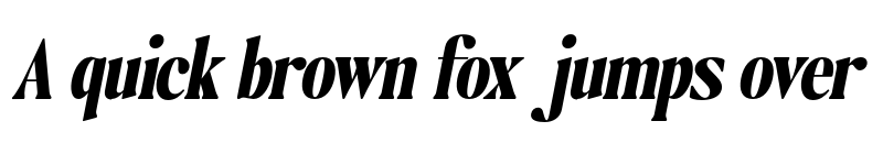 Preview of FONTSPRING DEMO - The Qualified Black Slant Regular font