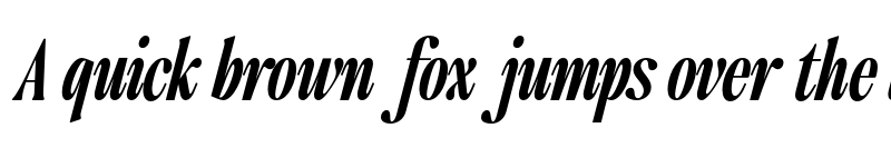 Preview of FONTSPRING DEMO - The Qualified Cond Bold Italic font