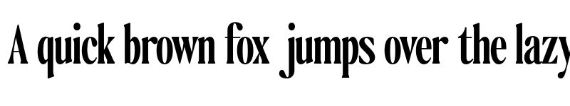 Preview of FONTSPRING DEMO - The Qualified Cond Bold font
