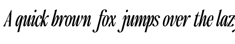 Preview of FONTSPRING DEMO - The Qualified Cond Italic font