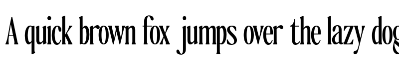 Preview of FONTSPRING DEMO - The Qualified Cond Regular font