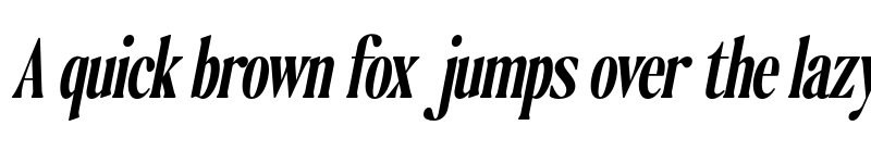 Preview of FONTSPRING DEMO - The Qualified Cond Slant Bold font