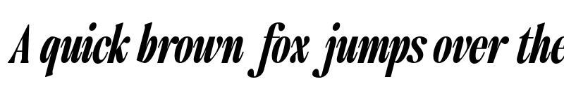 Preview of FONTSPRING DEMO - The Qualified ExtBd Cond Italic font