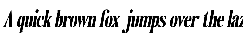 Preview of FONTSPRING DEMO - The Qualified ExtBd Cond Slant Regular font