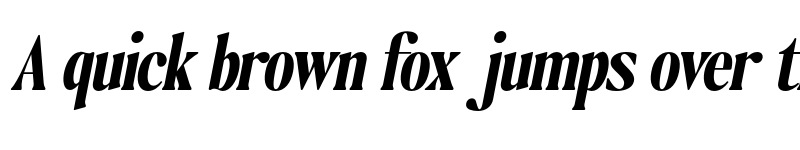 Preview of FONTSPRING DEMO - The Qualified ExtBd Slant Regular font
