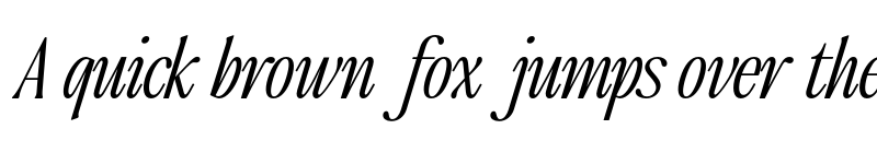 Preview of FONTSPRING DEMO - The Qualified ExtLt Italic font