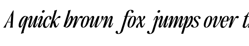 Preview of FONTSPRING DEMO - The Qualified Italic font