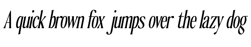 Preview of FONTSPRING DEMO - The Qualified Light Cond Slant Regular font