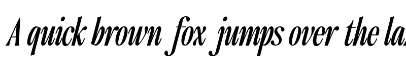 Preview of FONTSPRING DEMO - The Qualified Med Cond Italic font
