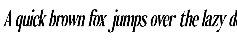 Preview of FONTSPRING DEMO - The Qualified Med Cond Slant Regular font