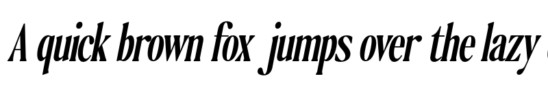Preview of FONTSPRING DEMO - The Qualified SemBd Cond Slant Regular font