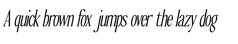 Preview of FONTSPRING DEMO - The Qualified Thin Cond Slant Regular font