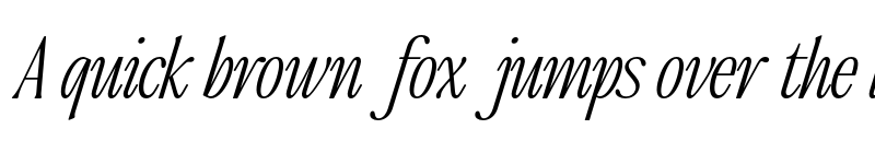 Preview of FONTSPRING DEMO - The Qualified Thin Italic font
