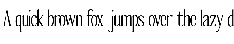 Preview of FONTSPRING DEMO - The Qualified Thin Regular font
