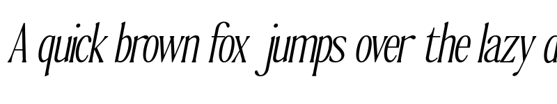 Preview of FONTSPRING DEMO - The Qualified Thin Slant Regular font