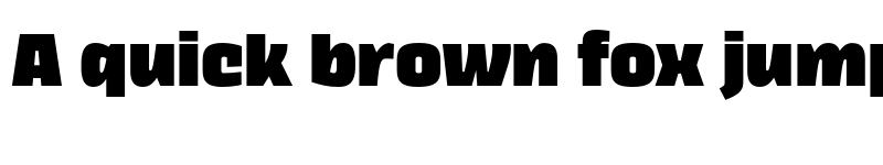 Preview of FONTSPRING DEMO - Thicker Black Upright Regular font