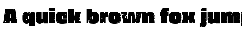 Preview of FONTSPRING DEMO - Thicker Destroy Regular font