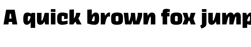 Preview of FONTSPRING DEMO - Thicker Extrabold Upright Regular font