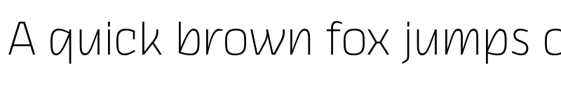 Preview of FONTSPRING DEMO - Thicker Extralight Upright Regular font