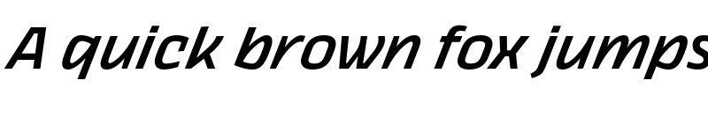 Preview of FONTSPRING DEMO - Thicker Medium Italic font