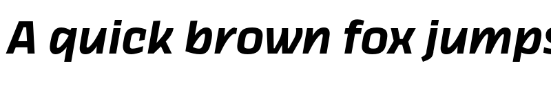 Preview of FONTSPRING DEMO - Thicker Semibold Slanted Regular font