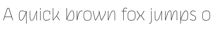 Preview of FONTSPRING DEMO - Thicker Thin Upright Regular font