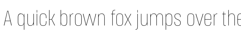 Preview of FONTSPRING DEMO - Thin Cn Regular font