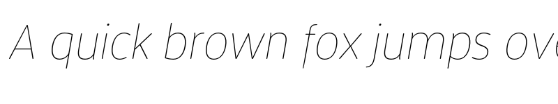 Preview of FONTSPRING DEMO - Thin It Regular font