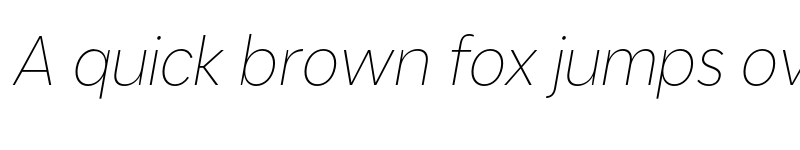Preview of FONTSPRING DEMO - Thin Nr It Italic font