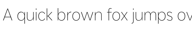 Preview of FONTSPRING DEMO - Thin Nr Regular font