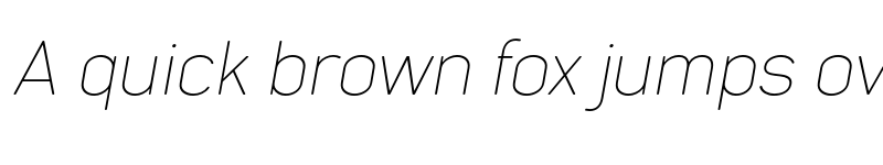 Preview of FONTSPRING DEMO - -Thin-rounded-italic Regular font