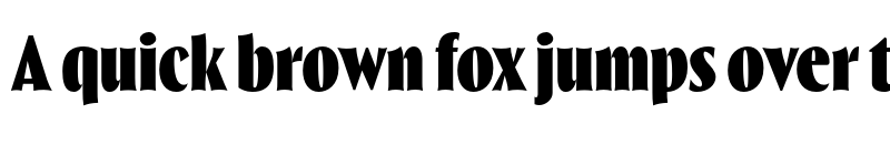 Preview of FONTSPRING DEMO - Thrillers Black Regular font