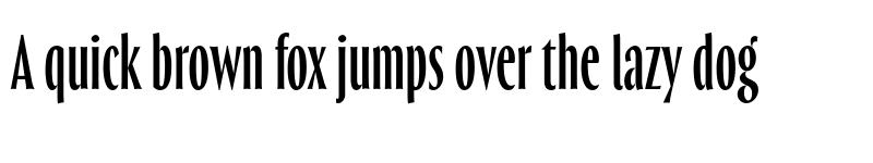 Preview of FONTSPRING DEMO - Thrillers Regular font