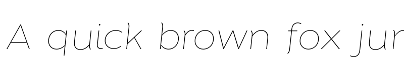 Preview of FONTSPRING DEMO - Tide Sans 100 Lil Bunny Italic font